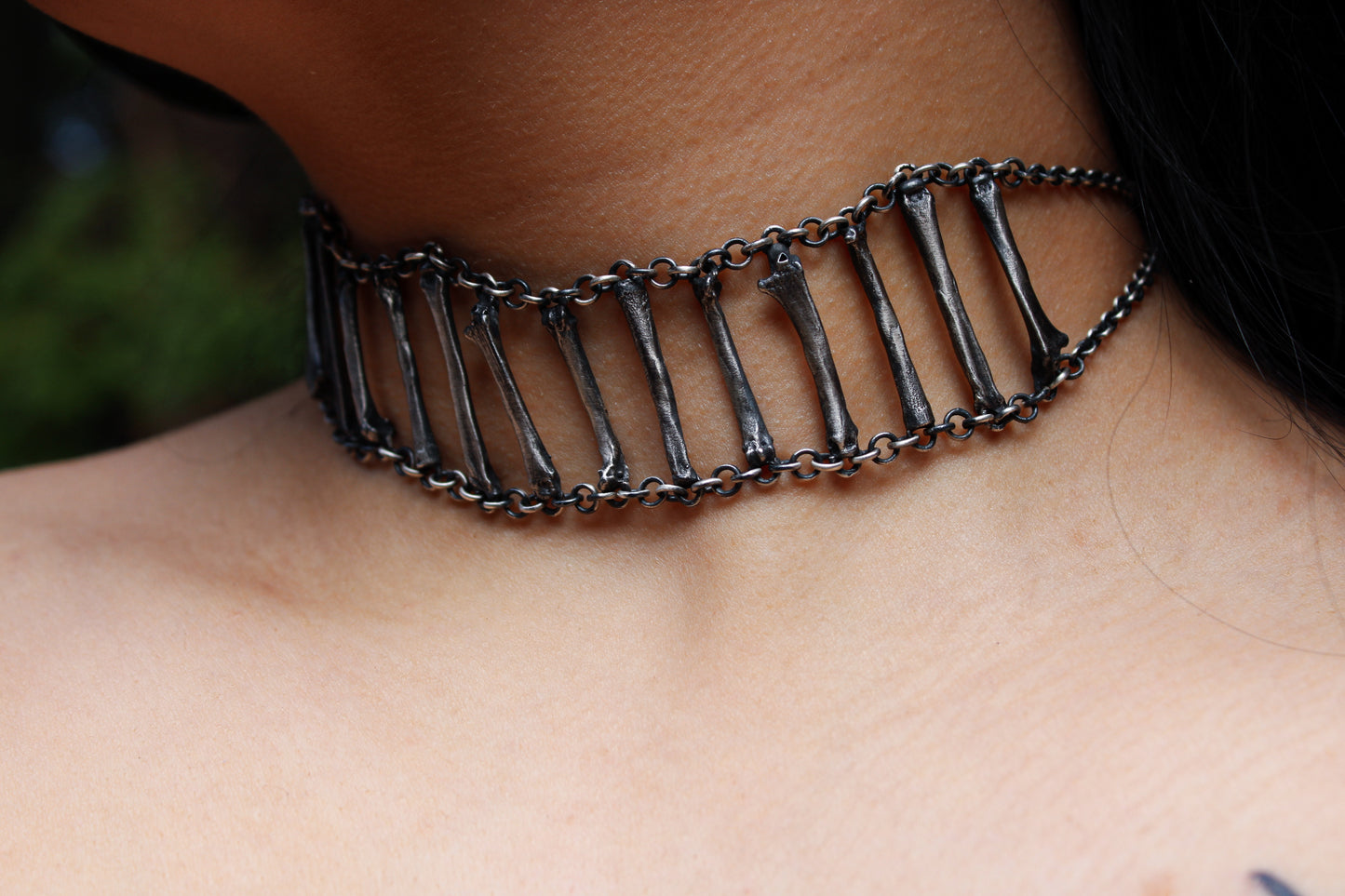 Mourning | Lucky Rabbit Bones Choker