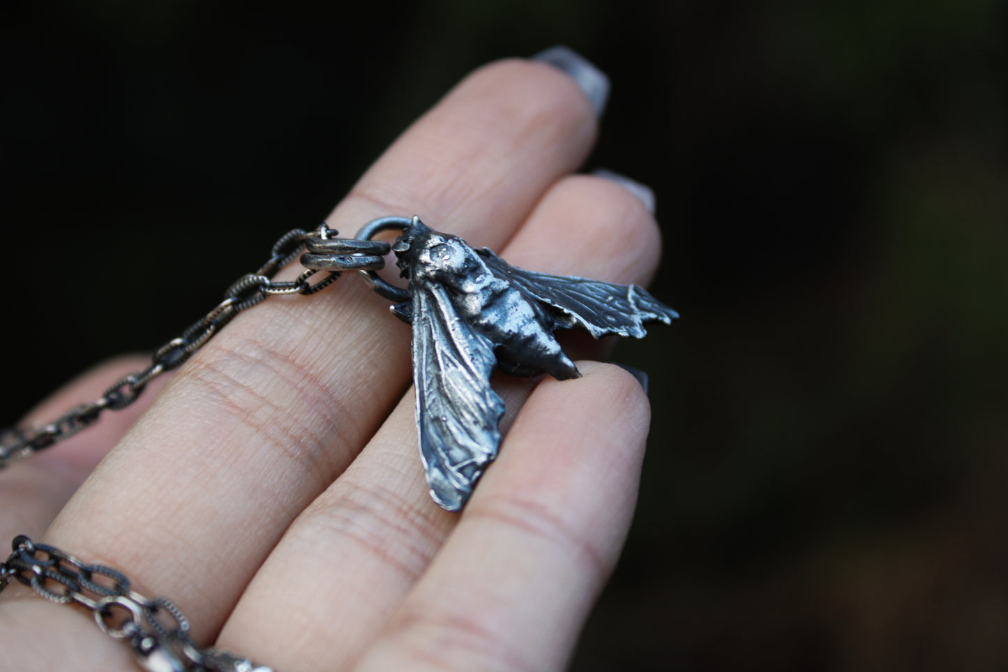 Silence | Moth Necklace