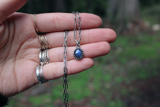 Labradorite Crown Necklace