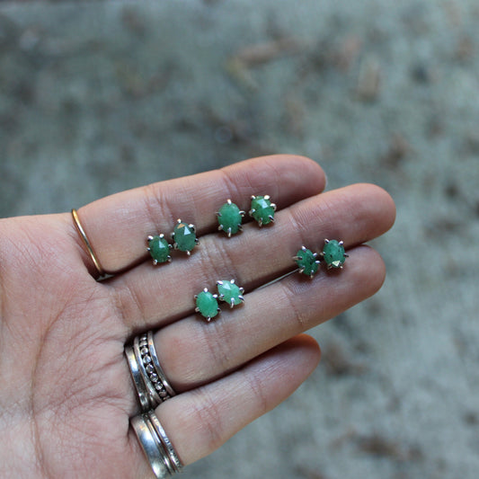 Emerald Studs