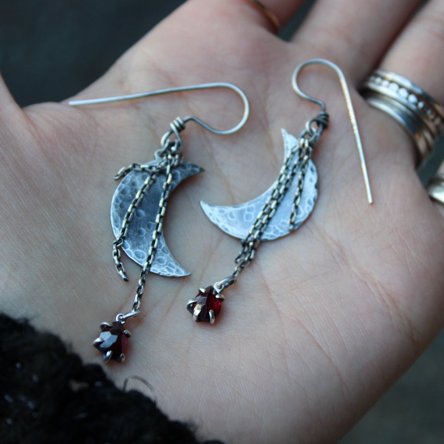 Blood Moon Earrings