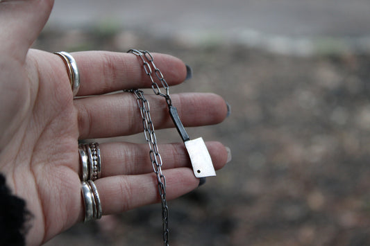 Butcher's Knife Necklace