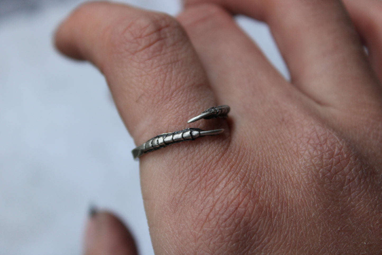 Mourning Dove Claw Ring | Size 7