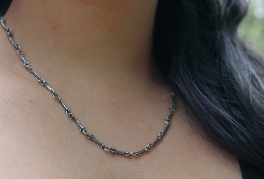 Mink Bone Chain Necklace