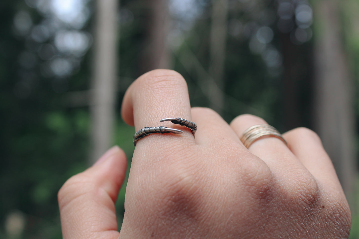 Mourning Dove Claw Ring | Size 7