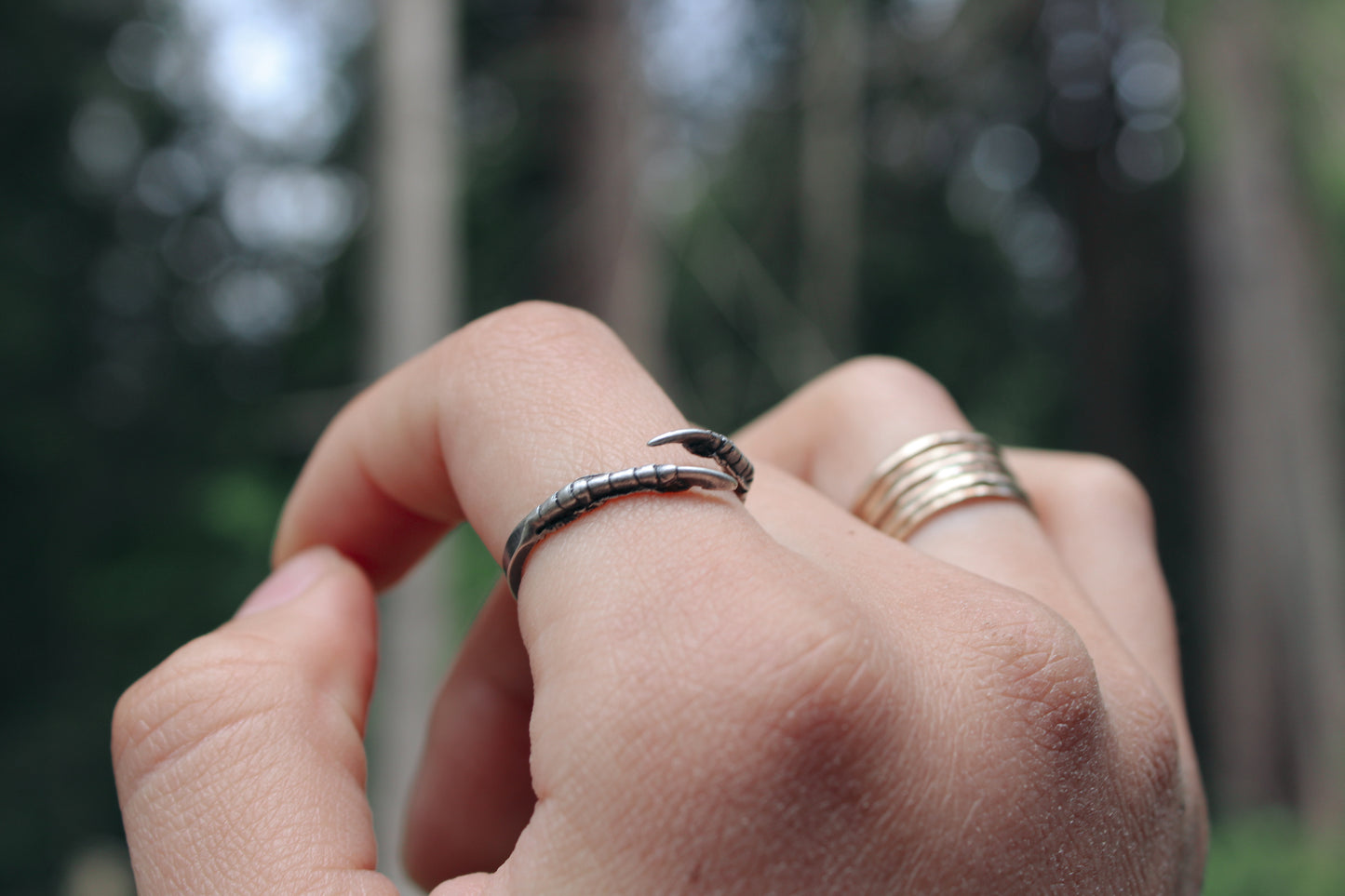 Mourning Dove Claw Ring | Size 7