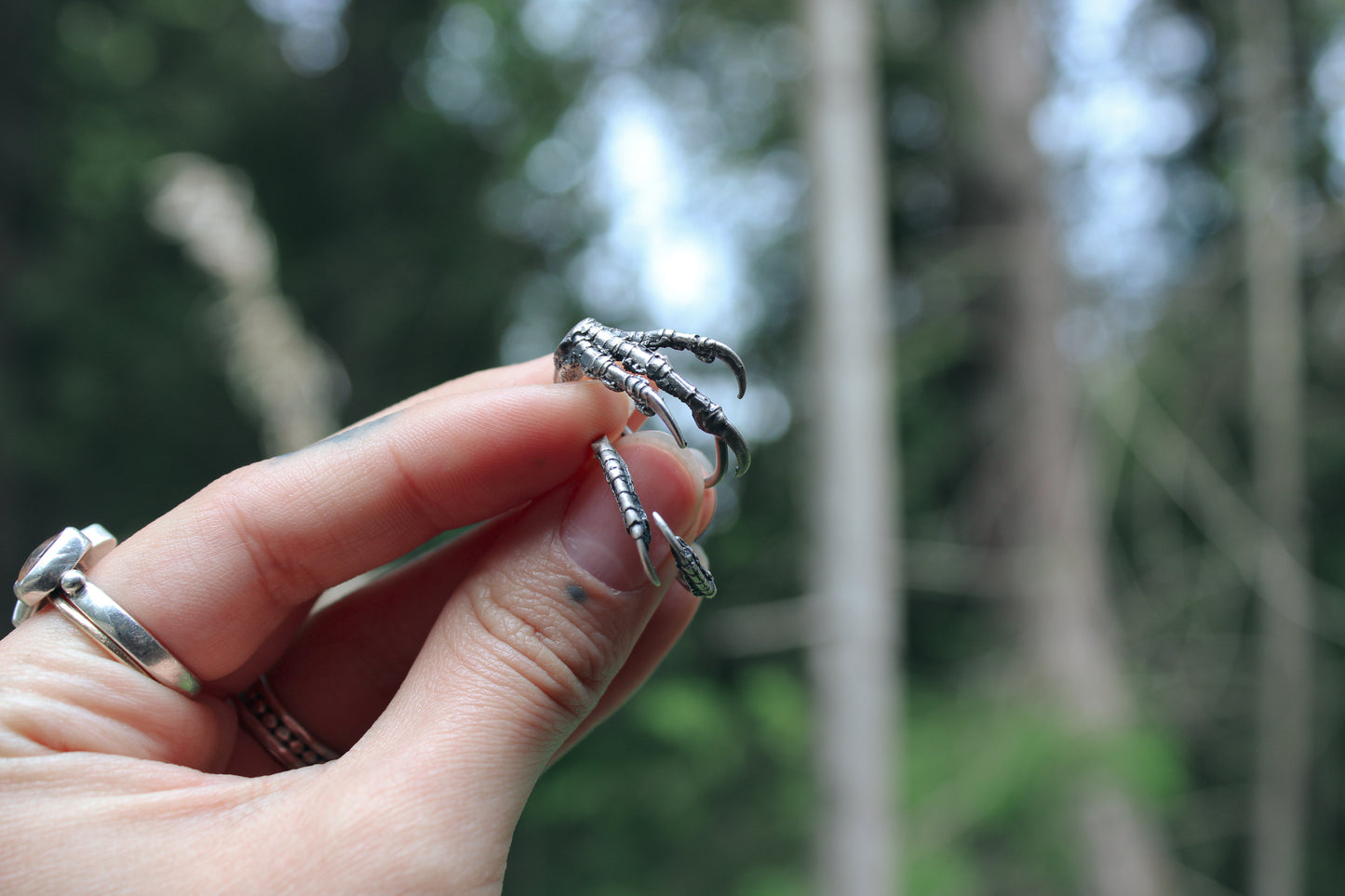 Mourning Dove Claw Ring | Size 7