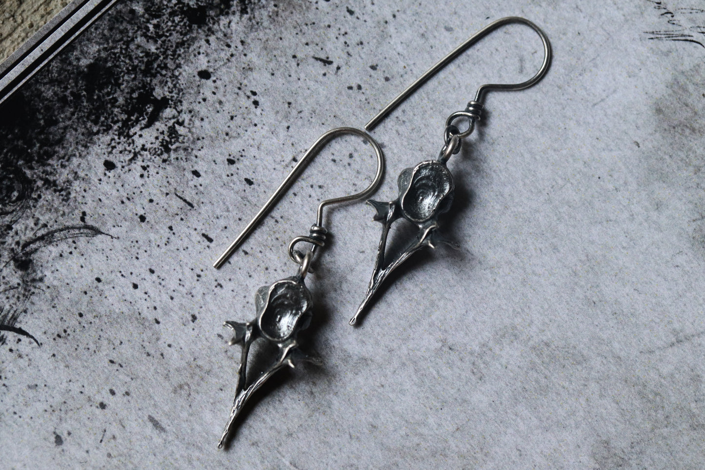 Fish Vertebrae Earrings