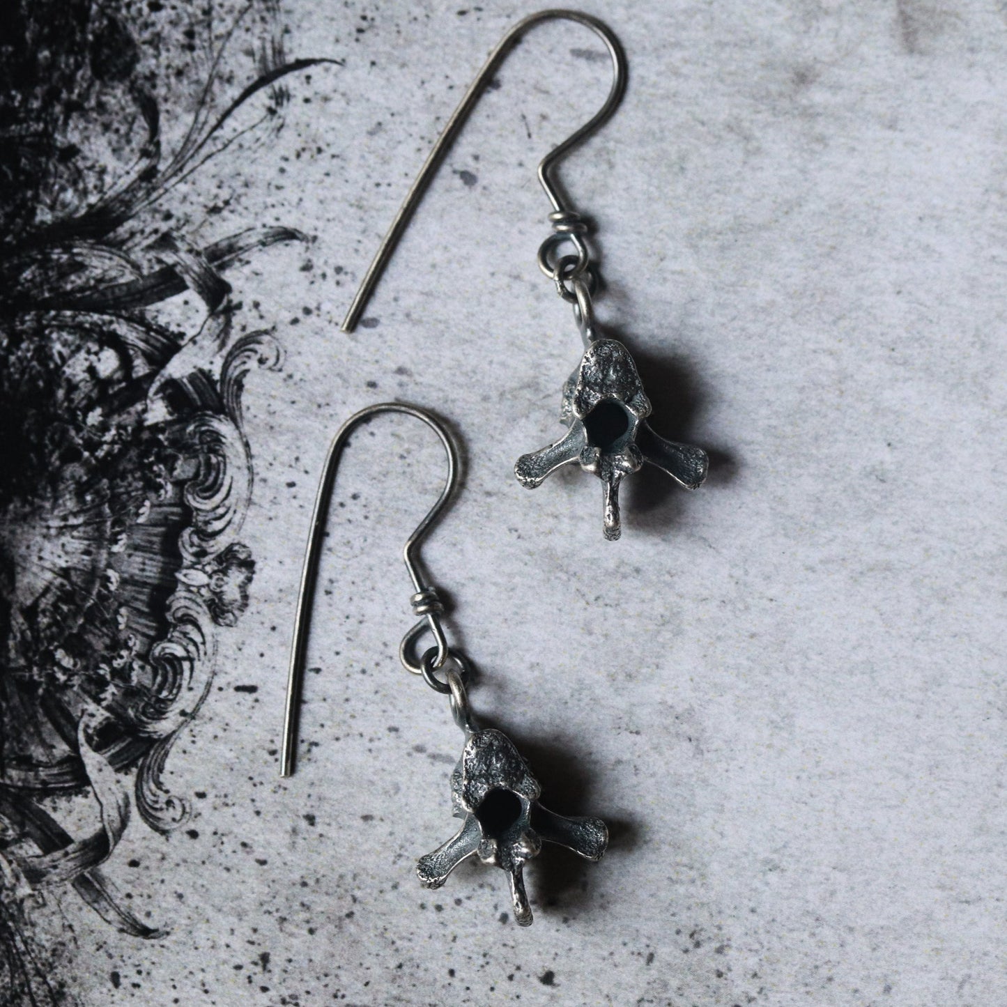 Vertebrae Earrings