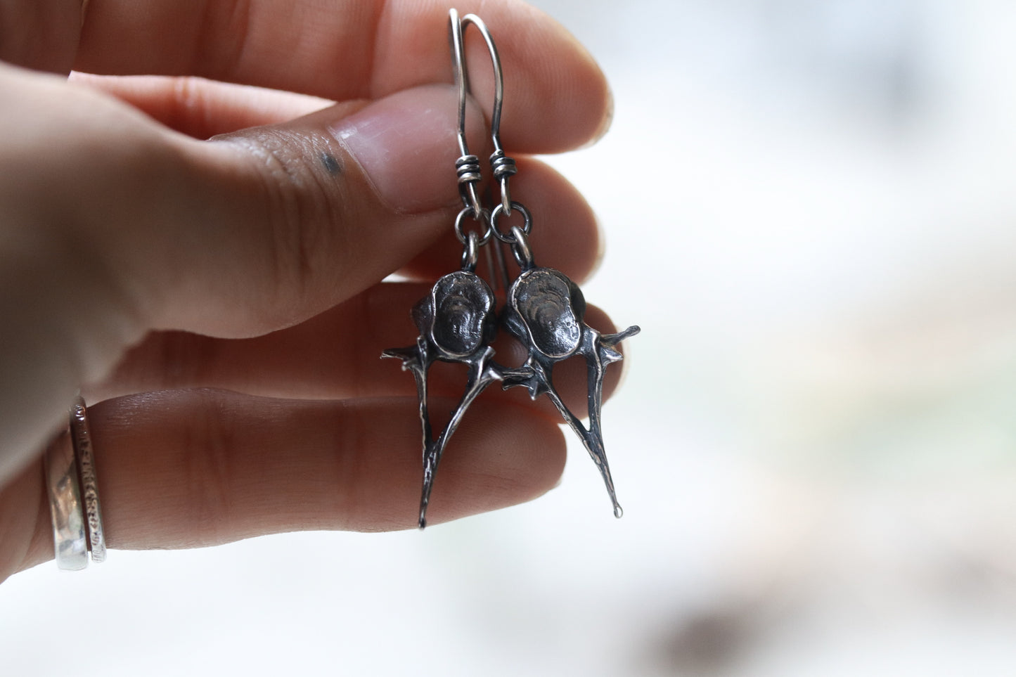 Fish Vertebrae Earrings