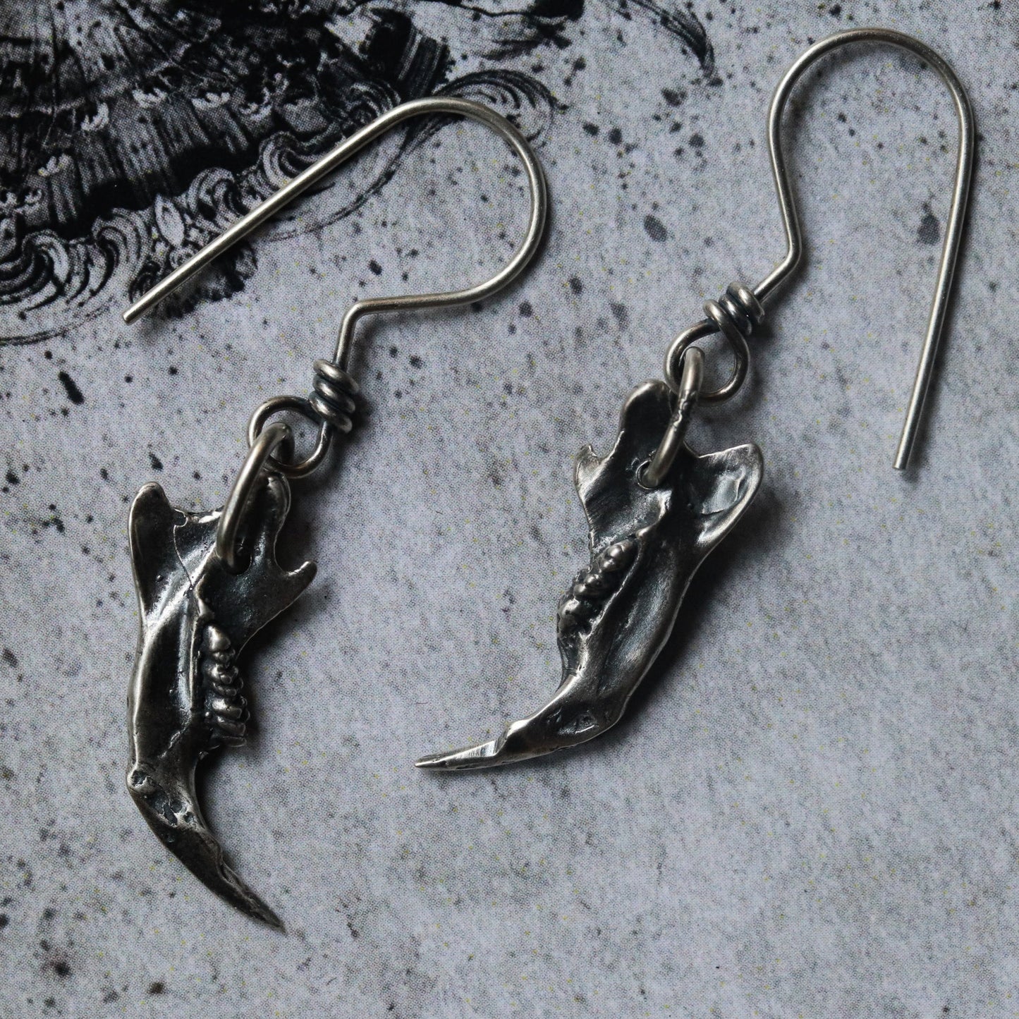 Rat Jaw Earrings