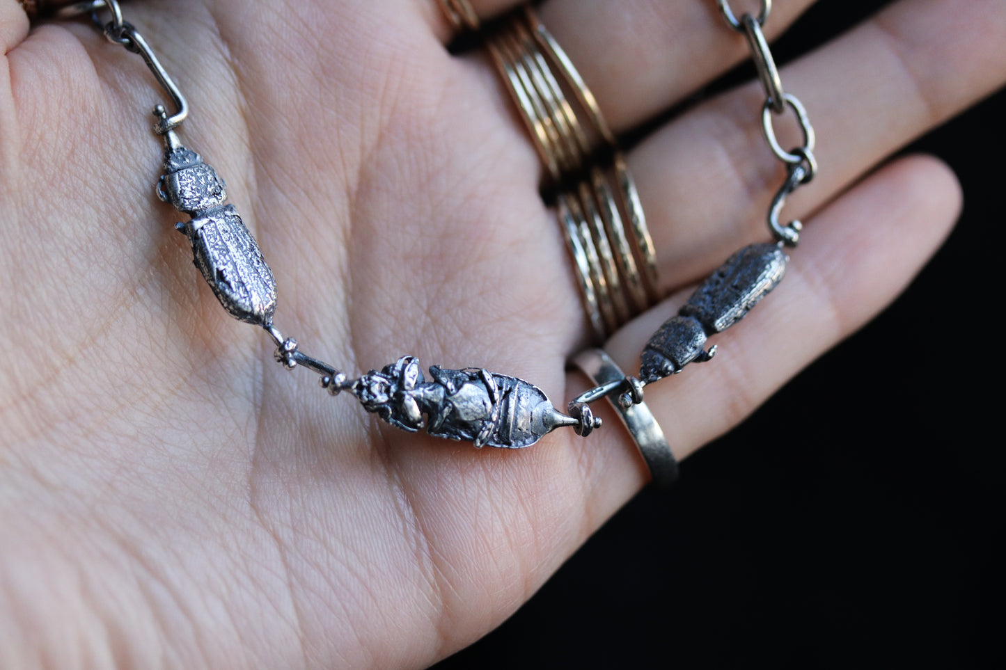 Ghost With The Most | OOAK | Beetle Choker