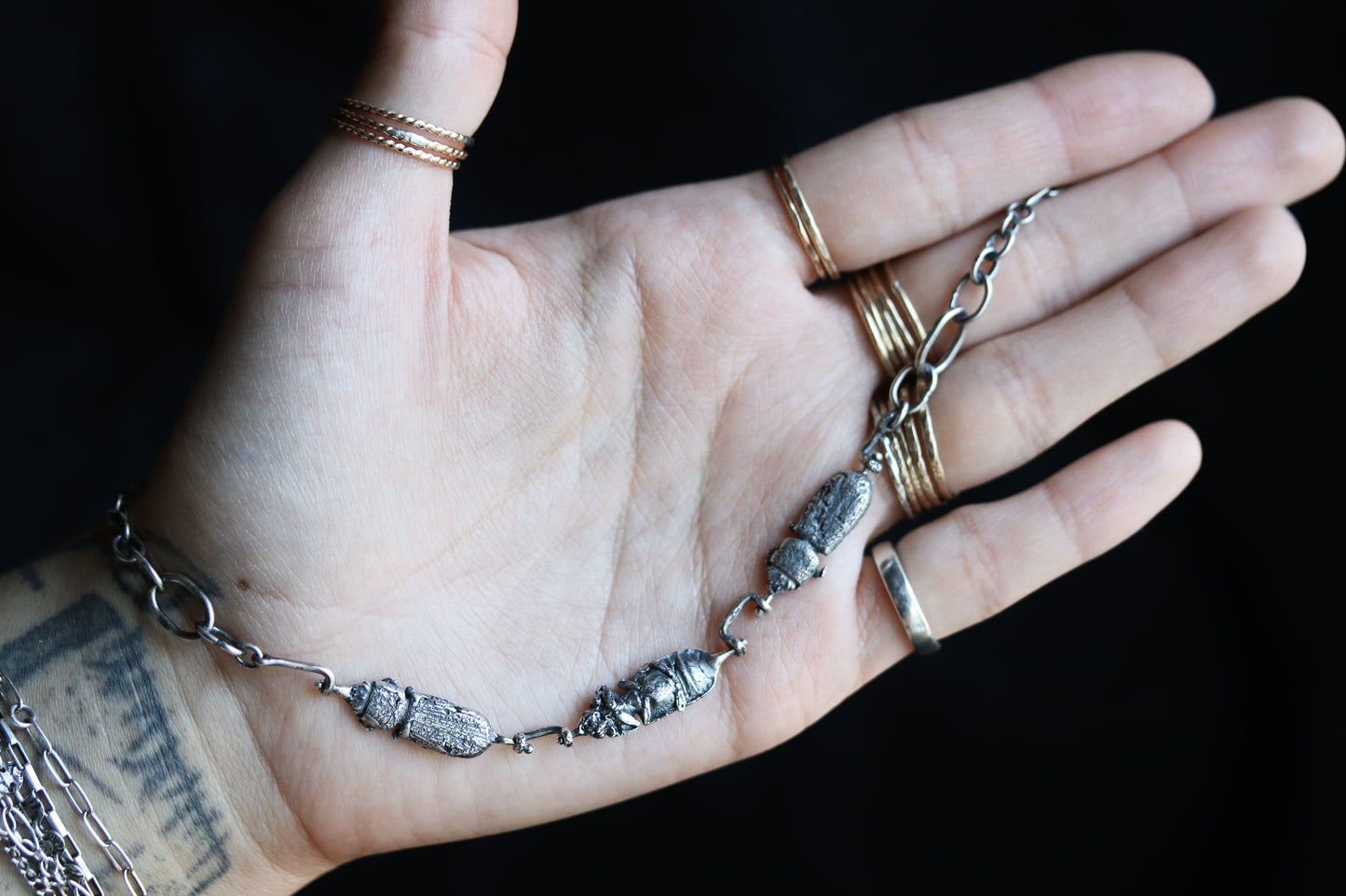 Ghost With The Most | OOAK | Beetle Choker