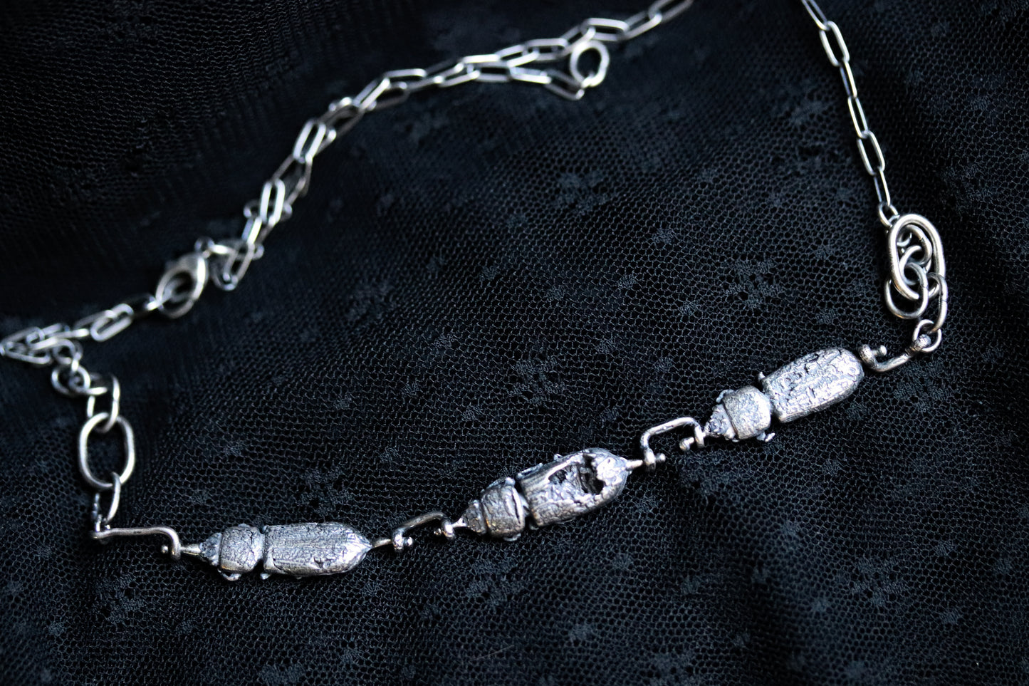 Ghost With The Most | OOAK | Beetle Choker