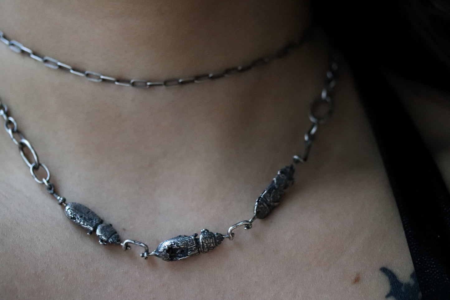 Ghost With The Most | OOAK | Beetle Choker